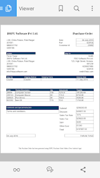 Image 1 for Purchase Order PO PDF Mak…
