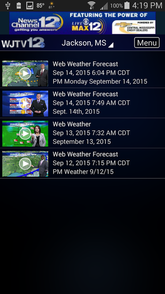 Imagen 3 para WJTV Weather