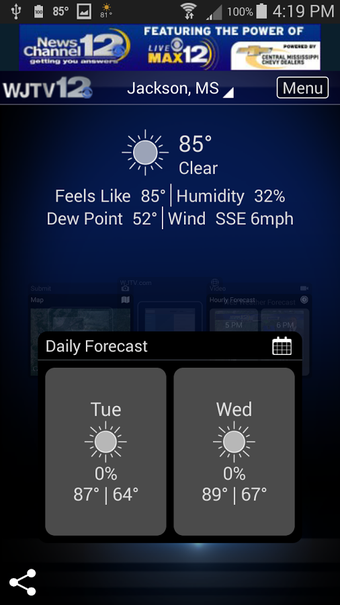 Imagen 2 para WJTV Weather