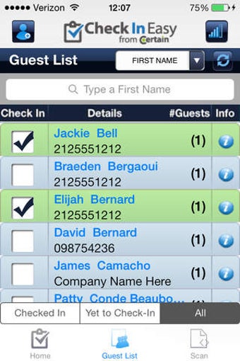 Image 0 for Check In Easy - Guest Lis…