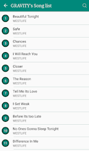 Image 0 for Westlife Songs Lyrics