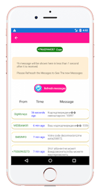 Image 2 for SMS Receive  _ Virtual Nu…