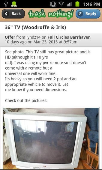 Imagen 0 para Freecycle + trash nothing…