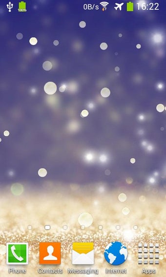 Imagen 1 para Gold Glitter Live Wallpap…