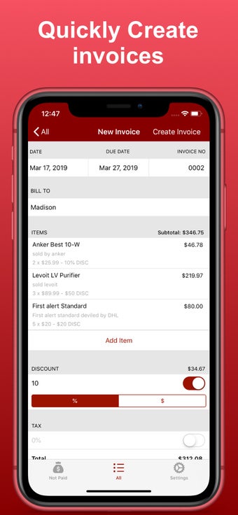 Image 3 for Invoice Maker - Receipt M…