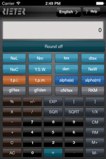 Image 0 for Rieter Calculator