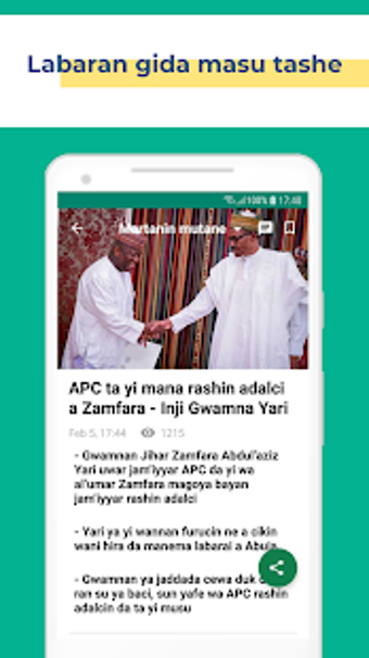 Image 0 for Labaran Najeriya HAUSA: L…