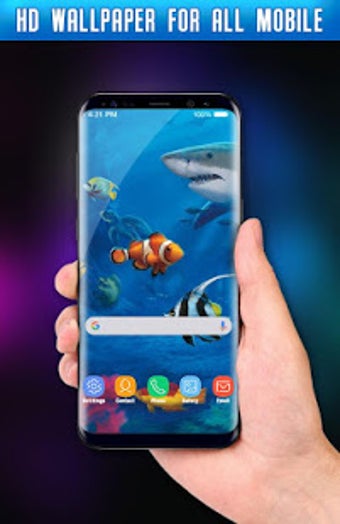 Imagen 1 para Fish Live Wallpaper 3D Aq…