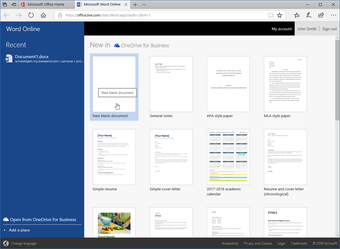 Image 1 for Microsoft Word Online
