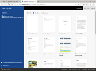 Image 2 for Microsoft Word Online