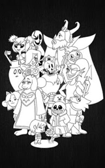 Image 2 for Coloring book for Underta…