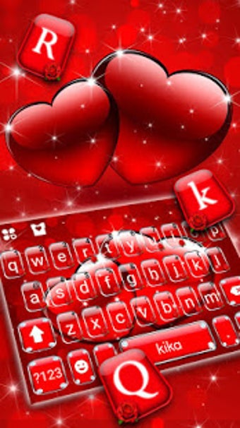 Imagen 3 para Red Love Keyboard Theme