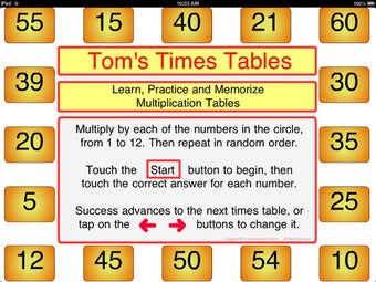 Image 0 for Tom's Times Tables