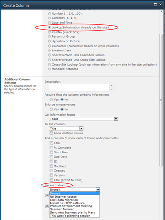 Image 0 for SharePoint Default Value …