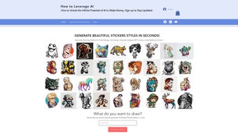 Image 0 for Sticker Prompt Generator