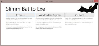Image 0 for Slimm Bat to Exe
