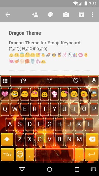 Image 0 for Dragon Emoji Keyboard The…