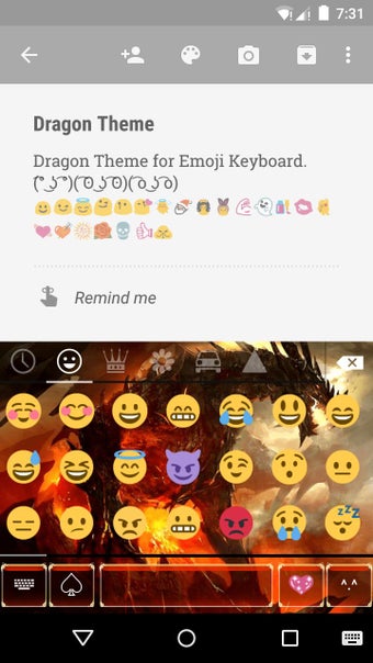 Image 1 for Dragon Emoji Keyboard The…