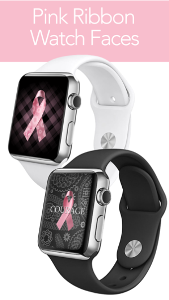 Image 2 for Pink Ribbon Watch Faces -…