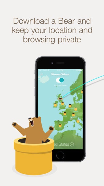 Image 0 for TunnelBear VPN Proxy: WiF…