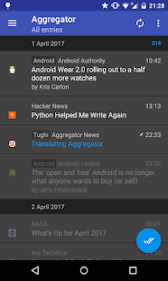 Imagen 3 para Aggregator | RSS News Rea…