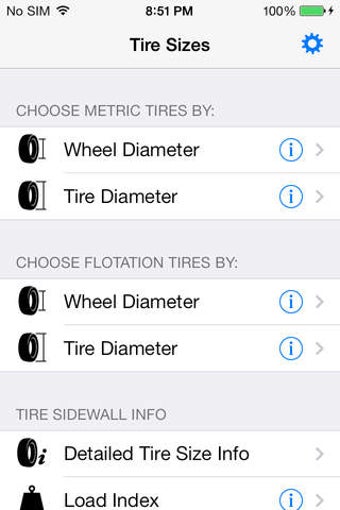 Imagen 0 para Tire Sizes - Tables to Ca…