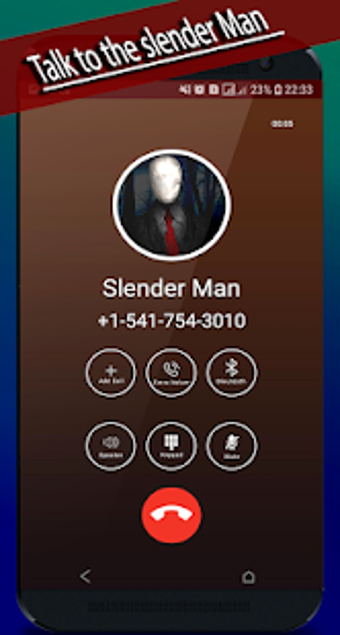 Image 3 for slender Man's video call …