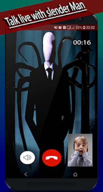 Image 2 for slender Man's video call …