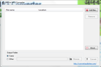 Image 0 for Free 3GP to MP3 Converter