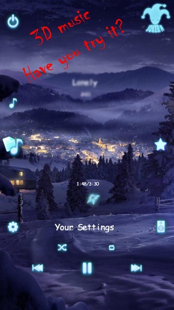 Image 1 for NightSky 3D Music Player