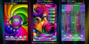 Imagen 2 para Neon Rainbow 3D Next Laun…