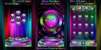 Image 0 for Neon Rainbow 3D Next Laun…