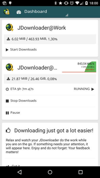 Imagen 1 para MyJDownloader Remote Offi…