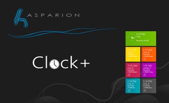 Imagen 1 para Asparion Clock+ for Windo…
