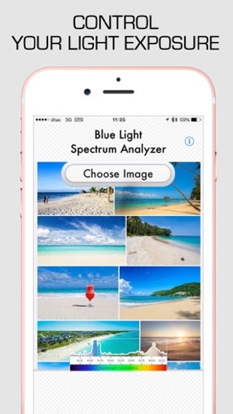 Image 1 for Blue Light Spectrum Analy…