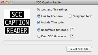 Imagen 0 para SCC Caption Reader