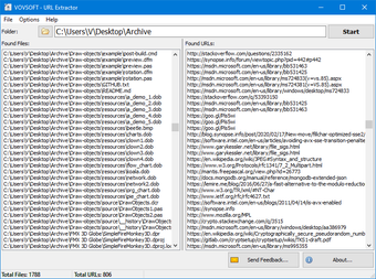 Image 0 for VOVSOFT URL Extractor