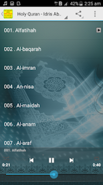 Image 1 for Idris Abkar Offline Quran…