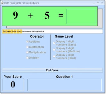Image 0 for Math Flash Cards For Kids…