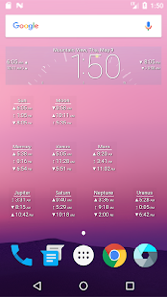 Image 0 for Astro Clock Widget