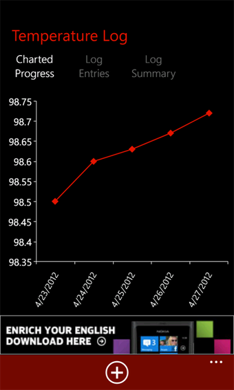 Imagen 1 para Temperature Log for Windo…