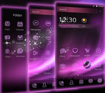 Image 1 for Aurora launcher Theme