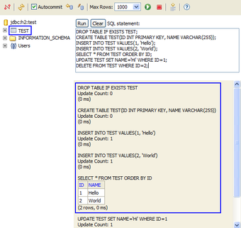 Imagen 2 para H2 Database Engine