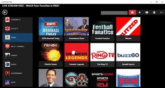 Live TV Sport for Windows 10 for Windows Free download and software reviews CNET Download