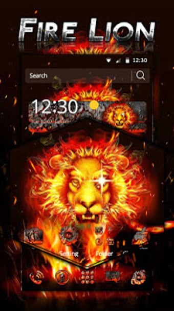 Image 0 for Fire Lion Theme