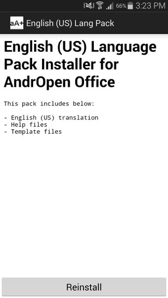 Image 1 for English Lang Pack for And…