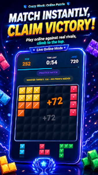 Imagen 0 para Crazy Block: Online Puzzl…