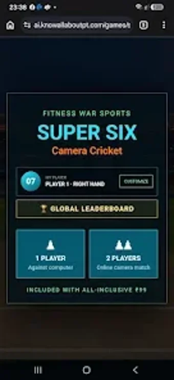 Image 0 for Super Six: AI Motion Cric…