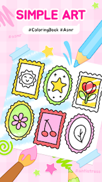 Image 0 for Simple Art: Coloring Book…