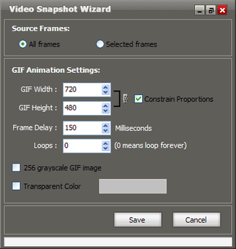 Image 0 for Video Snapshot Wizard